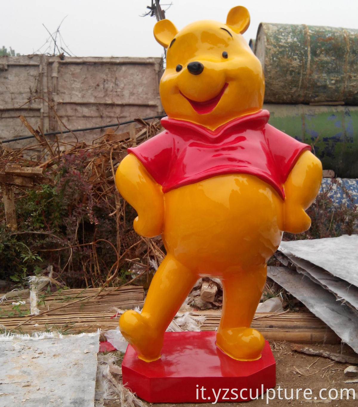 fiberglass cartoon statue 